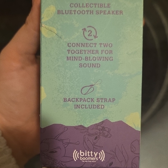 Disney Stitch Blue and Red Bluetooth Speaker - Picture 3 of 3